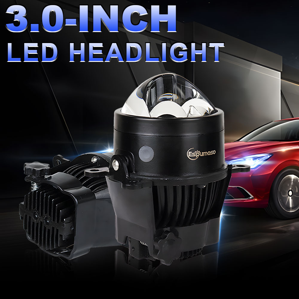 Headlight Aiming Tool - Fendinebbia Bi-led 12V 24V 3 pollici