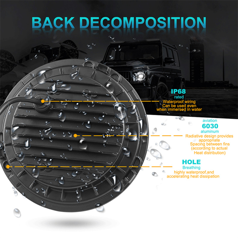 Faro LED da 7 pollici Bianco H - Headlight Aiming Tool recensione e prezzo