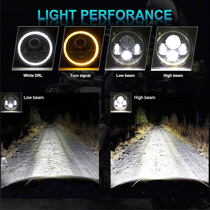 Faro LED da 7 pollici Bianco H - Headlight Aiming Tool recensione e prezzo